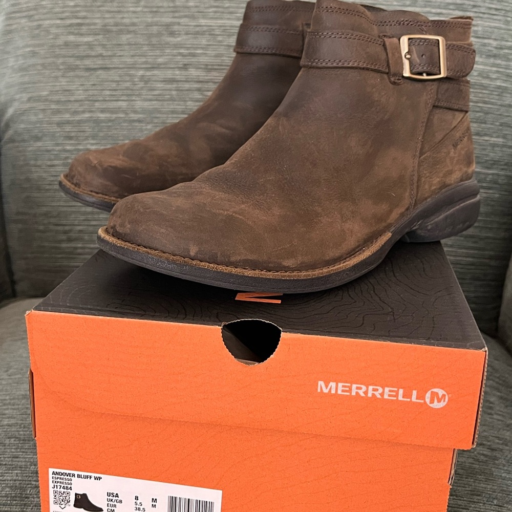 Merrell Women’s Andover Bluff Waterproof Boots - Brown